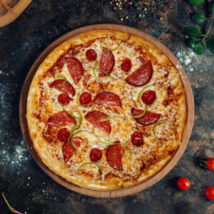 Salami Pizza